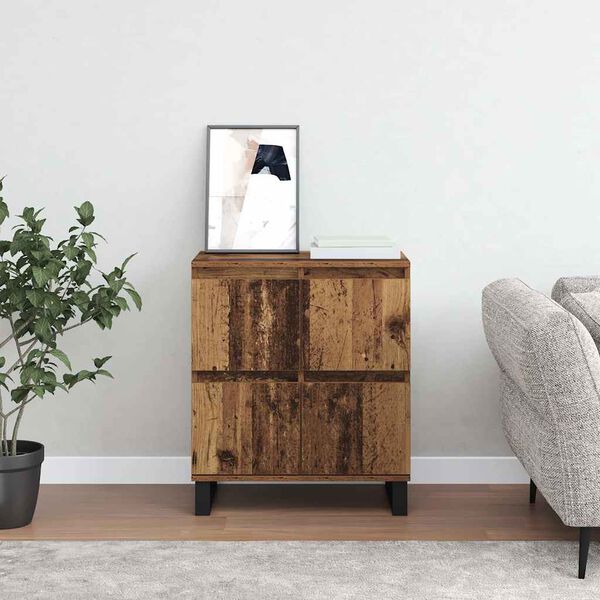 vidaXL Credenza Legno vecchio 60 x 35 x 70 cm