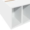 vidaXL Giroletto Bianco 75x190 cm in Legno Multistrato