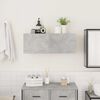 vidaXL Armadietto da Bagno Grigio Cemento 80x25x30 cm in Truciolato