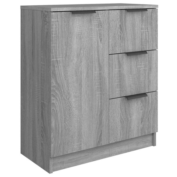 vidaXL Credenza Grigio Sonoma 60x30x70 cm in Legno tecnico