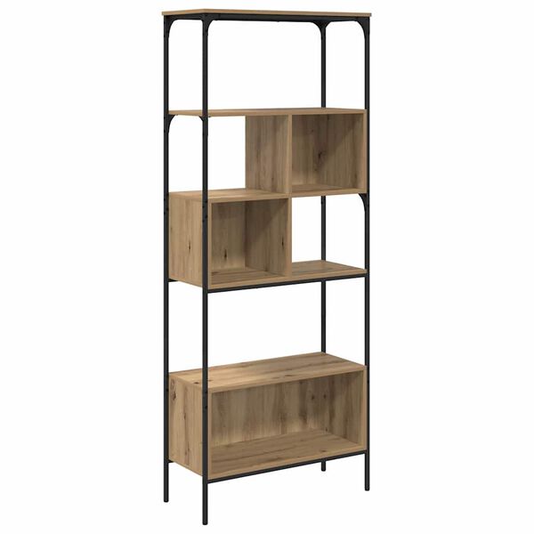 vidaXL Libreria Rovere artigianale 76 x 33 x 188,5 cm