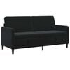 vidaXL Divano con Storage Nero 172 x 78 x 87 cm Poliestere