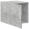 vidaXL Mobile a Parete Grigio Cemento 40x42,5x40 cm Legno Multistrato