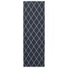 vidaXL Runner Tappeto ORIZ 1150 gsm Motivo in rete nera