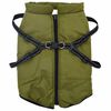 vidaXL Cappotto Cani Imbracatura Impermeabile Riflettente Verde L48