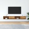 vidaXL Mobili Porta TV 2 pz Legno Antico 100x31x25,5 cm in Truciolato
