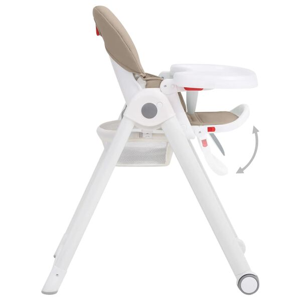 vidaXL Seggiolone per Bambini Beige in Alluminio