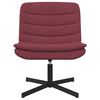 vidaXL Sedia girevole Rosso Vino 63 x 75 x 76 cm Tessuto