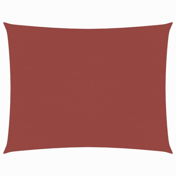 vidaXL Parasole a Vela Oxford Rettangolare 2,5x4 m Terracotta