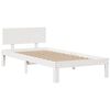 vidaXL Letto Libreria senza Materasso Bianco 150x200 cm Legno di Pino