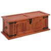 vidaXL Cassapanca 60x25x22 cm in Legno Massello di Acacia