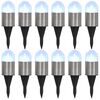 vidaXL Lampade Solari da Terra 12 pz Luci a LED Bianche