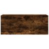vidaXL Armadietto Bagno Rovere Fumo 100x25x40 cm in Truciolato