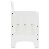 vidaXL Sedia da Giardino 4 pcs Bianco 53 x 49 x 85 cm PP