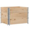 vidaXL Paretali per Pallet 3 pz 80x60 cm in Legno Massello di Pino