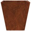 vidaXL Fioriere da Giardino 2 pz 30x30x30 cm in Acciaio Corten