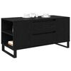 vidaXL Tavolino da salotto Rovere Nero 102 x 44,5 x 50 cm