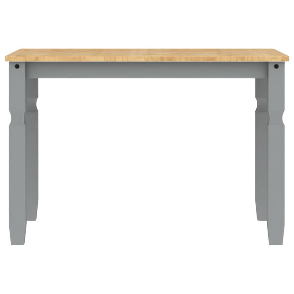 vidaXL Tavolo da Pranzo Corona 112x60x75 cm in Legno Massello di Pino