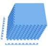 vidaXL Tappetino per piscina 50 pz Blu 18 m&sup2; Schiuma EVA