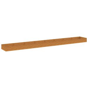 vidaXL Fioriera Rialzata da Giardino 770x100x36 cm in Acciaio Corten