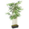 vidaXL Albero Bamb&ugrave; Artificiale 730 Foglie 120 cm Verde