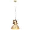 vidaXL Lampada a Sospensione Industriale 25 W Ottone Rotonda 30 cm E27