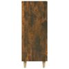 vidaXL Credenza Rovere Fumo 69,5x34x90 cm in Legno Multistrato