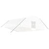 vidaXL Serra con Telaio in Acciaio Bianco 72 m&sup2; 12x6x2,85 m
