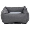 vidaXL Lettino per Cani Grigio 85,5x70x23 cm in Pile Effetto Lino