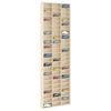 vidaXL Vetrina a muro Beige 30 x 4,5 x 96 cm Legno multistrato