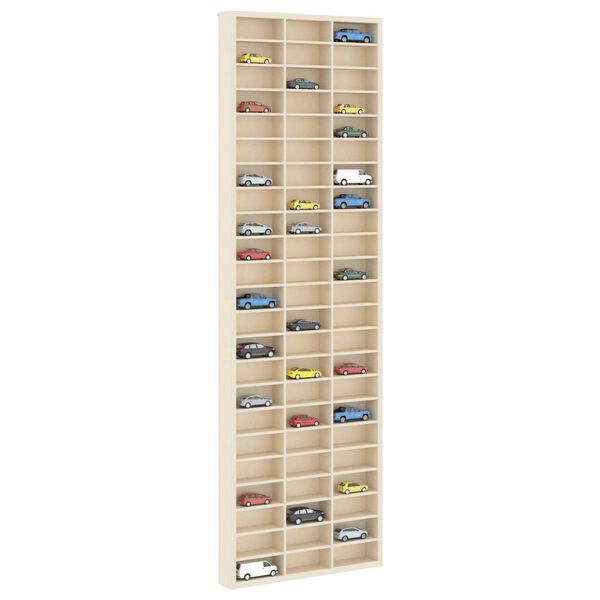 vidaXL Vetrina a muro Beige 30 x 4,5 x 96 cm Legno multistrato