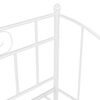 vidaXL Telaio Divano Letto Bianco in Metallo 90x200 cm