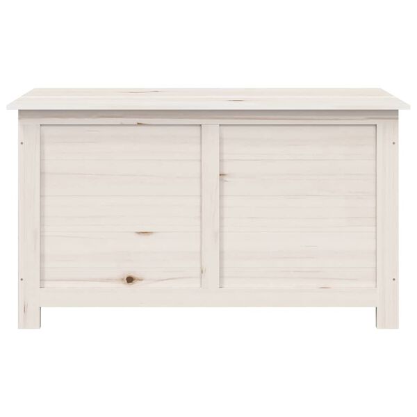 vidaXL Scatola Cuscini Esterno Bianco 100x50x56cm Legno Massello Abete