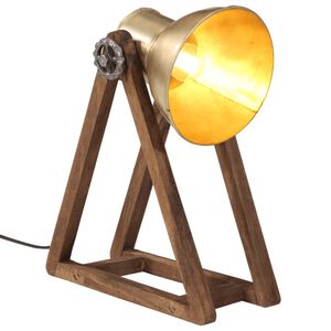 vidaXL Lampada da Scrivania 25 W Ottone Anticato 30x17x40 cm E27