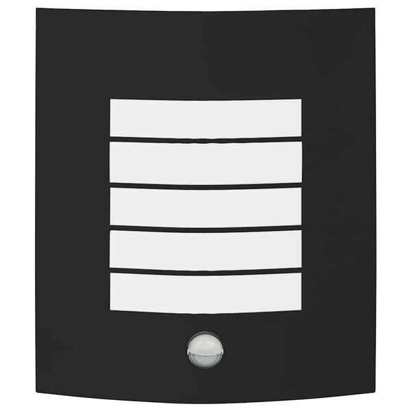 vidaXL Lampada da Parete Esterna Nero 23.5 x 9 x 26 cm