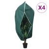 vidaXL Coperture con Cerniera per Piante 4pz 70 g/m&sup2; 3,14x2,5 m