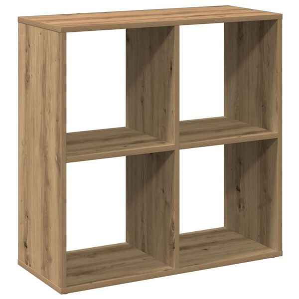 vidaXL Libreria Divisorio Rovere Artigianale 69,5x29x69,5cm Truciolato