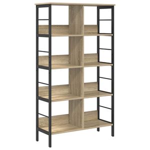 vidaXL Libreria Rovere Sonoma 82 x 32 x 144,5 cm Legno multistrato