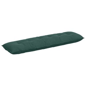 vidaXL Cuscino per Schiena Verde Scuro 180 x 50 cm Tessuto in Cords