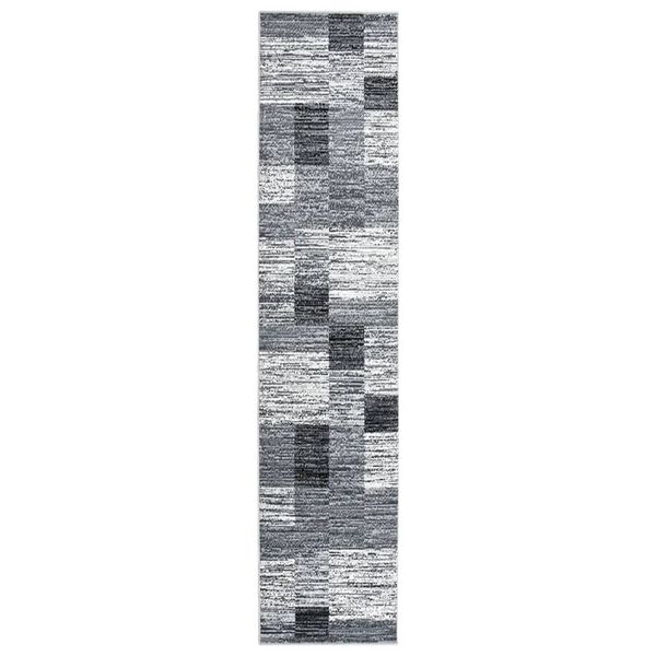 vidaXL Tappeto Lungo in BCF Grigio 100x450 cm