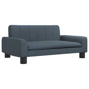 vidaXL Lettino per Cani Grigio Scuro 70x45x30 cm in Tessuto