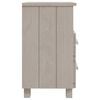 vidaXL Comodini HAMAR 2 pz Bianchi 40x35x62 cm in Legno di Pino