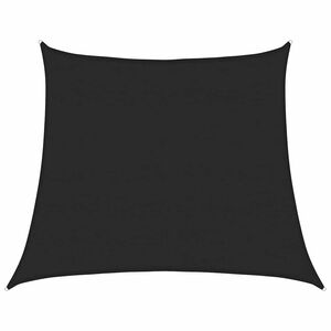 vidaXL Vela Parasole 160 g/m&sup2; Trapezio Nero 4/5x4 m in HDPE