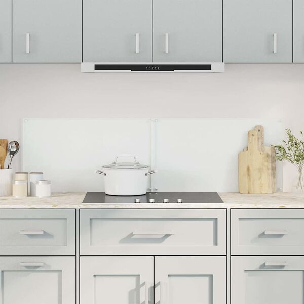 vidaXL Paraschizzi per Cucina 2 pz Trasparente 70x50cm Vetro Temperato