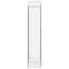 vidaXL Cesto Gabbione ad Arco 100x50x220/240 cm Ferro Zincato