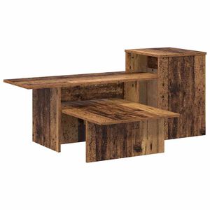 vidaXL Tavolo consolle Legno vecchio 91,5 x 35 x 38,5 cm