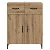 vidaXL Credenza Rovere artigianale 69,5 x 34 x 90 cm Legno multistrato