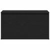 vidaXL Panca per ingresso con cassetto Rovere Nero 80 x 40 x 45 cm