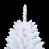 vidaXL Albero di Natale Artificiale con Rami Pieghevoli Bianco 120 cm
