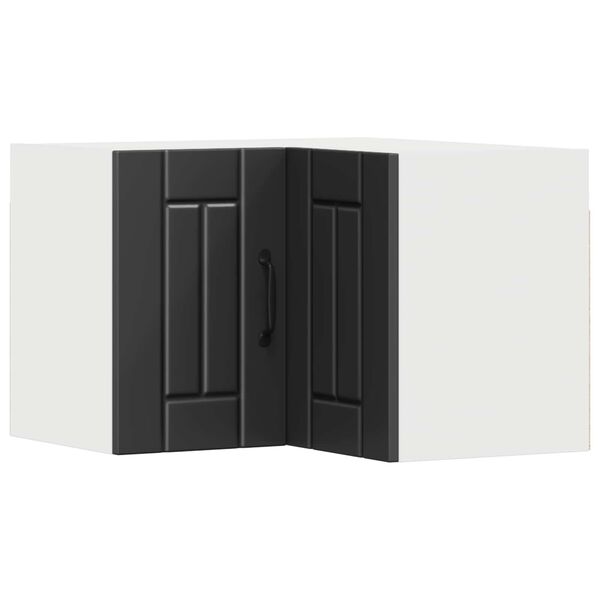 vidaXL Mobile da cucina Nero 57 x 57 x 40 cm Legno multistrato